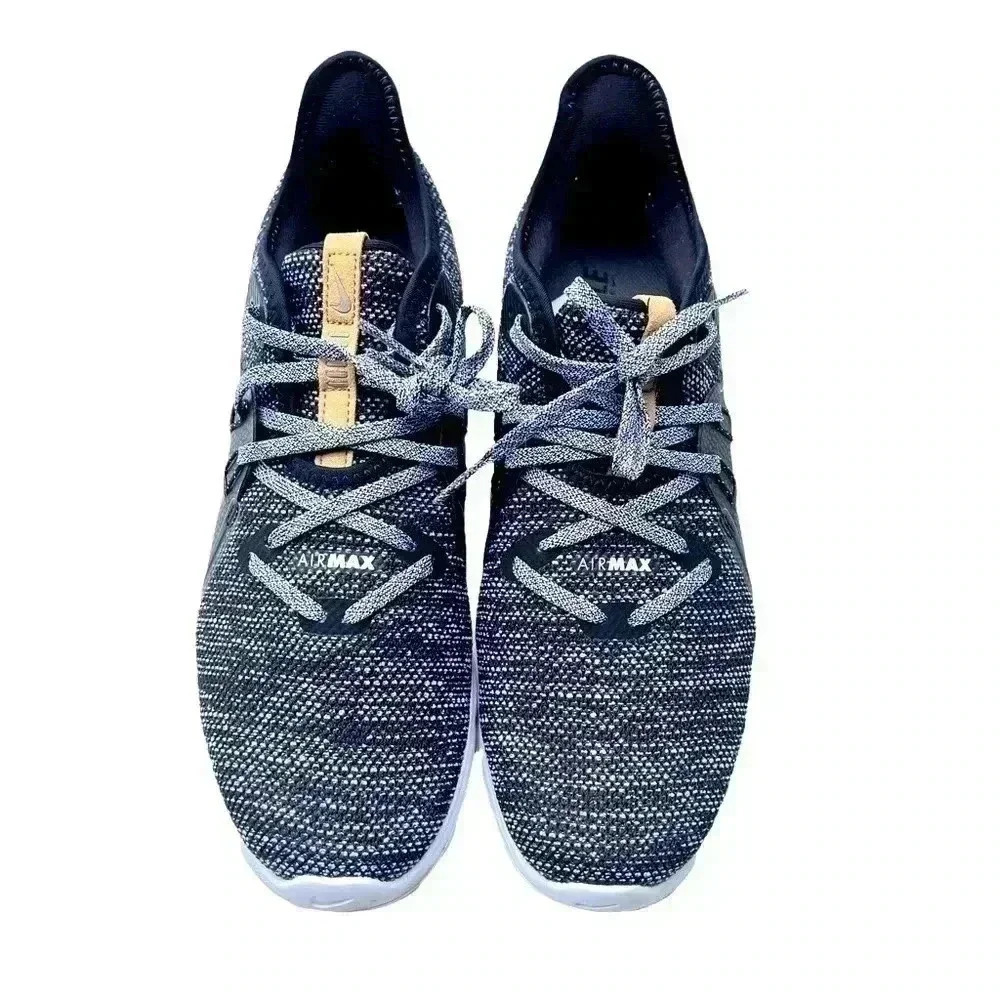 WOMEN’S NIKE AIR MAX SEQUENT 3 RUNNING TRAINER SIZE 10 BLACK,WHITE&DARK GREY•